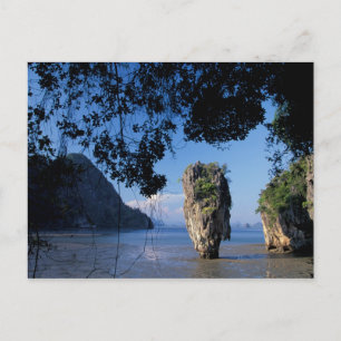 Asien, Thailand, Ao Phangnga NP, Küstenlinie, Kars Postkarte