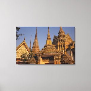 Asien, Thailand, Bangkok, Wat Po, die älteste Stad Leinwanddruck