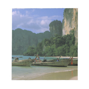 Asien, Thailand, Krabi. West Railay Beach, Notizblock