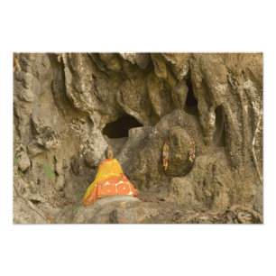 Asien, Thailand, Mae Hong Son, Buddha-Bilder Fotodruck