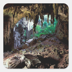 Asien, Thailand, Phangnga Bay NP Quadratischer Aufkleber
