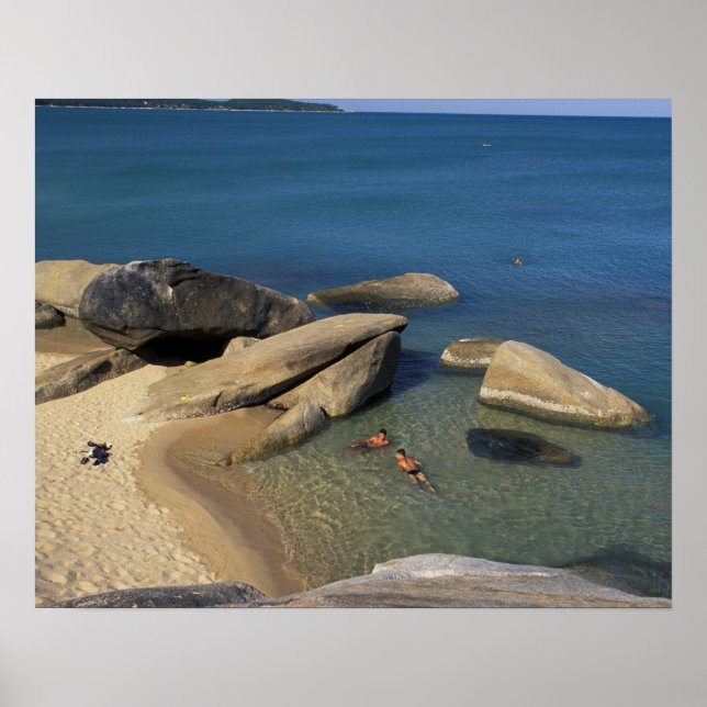 Asien, Thailand, Samui. Beach Poster (Vorne)