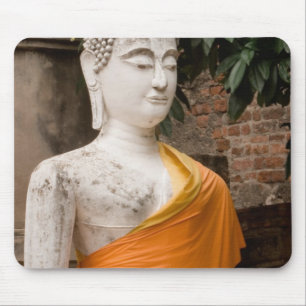 Asien, Thailand, Siam, Buddha in Ayutthaya Mousepad