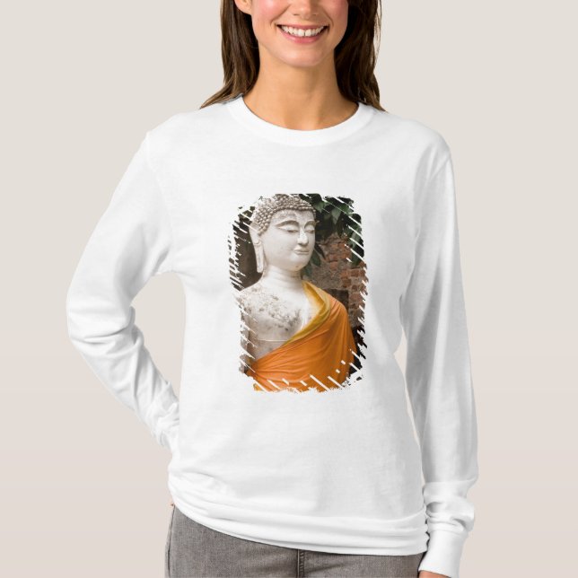 Asien, Thailand, Siam, Buddha in Ayutthaya T-Shirt (Vorderseite)