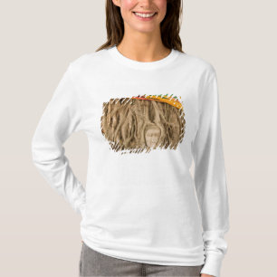 Asien, Thailand, Siam, Buddha in Baumrillen bei T-Shirt