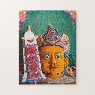 Asien, Tibet, Gyantse - buddhistisches Kunstwerk Puzzle