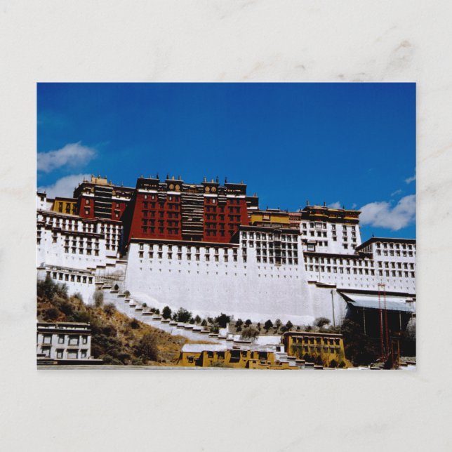 Asien, Tibet, Lhasa, Potala Palace aka Red 2 Postkarte (Vorderseite)