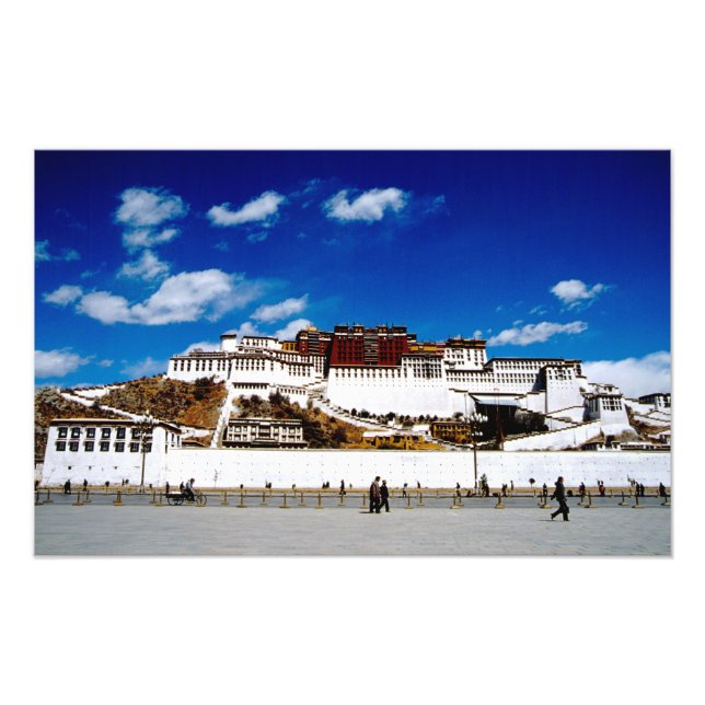 Asien, Tibet, Lhasa, Potala Palace. UNECSO Fotodruck (Vorne)