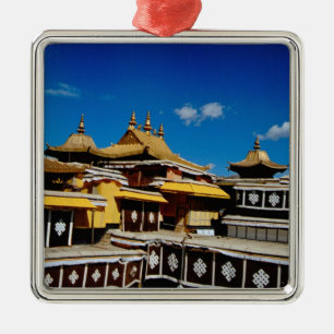Asien, Tibet, Lhasa, Potala-Palast aka Rot Ornament Aus Metall
