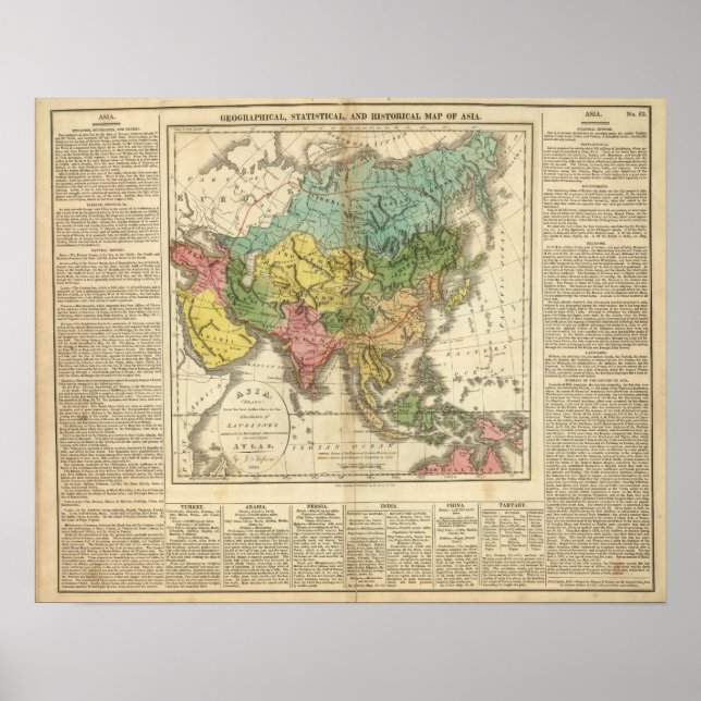 Asien und das Imperium von Genghis Kahn Poster (Vorne)