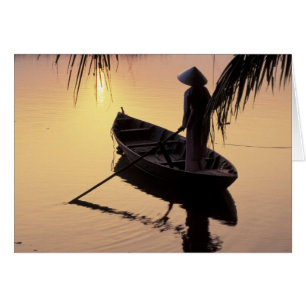 Asien, Vietnam, Mekong-Delta, Can Tho. Abend