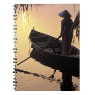 Asien, Vietnam, Mekong-Delta, Can Tho. Abend Notizblock