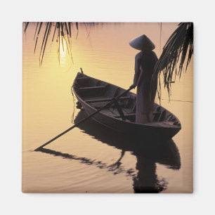 Asien, Vietnam, Mekong-Delta, kann das. Abend Magnet