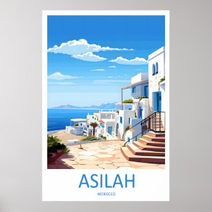Asilah Reise Druck Wandkunst Asilah Wandbehang Poster