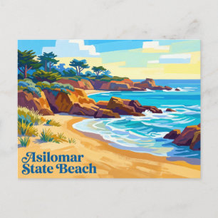 Asilomar State Beach Kalifornien Postkarte