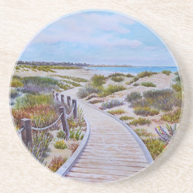 Asilomar-Strandweg Getränkeuntersetzer (Vorne)
