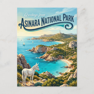 Asinara-Nationalpark Italien Postkarte