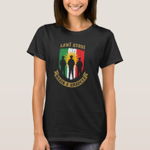 Asiti Kurdistan-Flagge Kurdisch Kurd Erbil Kurdist T-Shirt