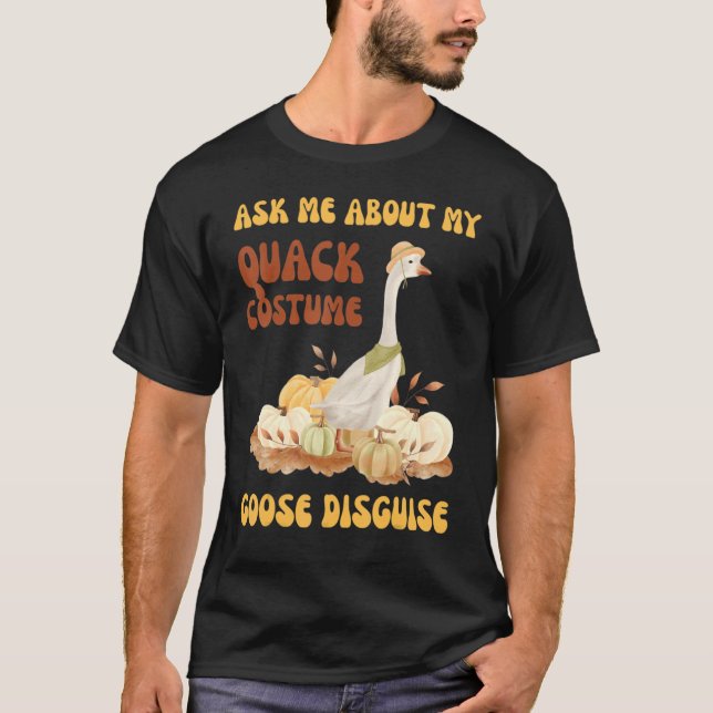 Ask Me About My Duck Disguise  Rubber Duck T-Shirt (Vorderseite)