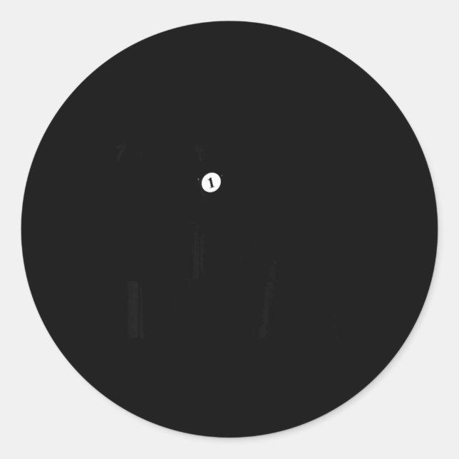 Ask Me About My Hole In One Funny Golf  Runder Aufkleber (Vorderseite)