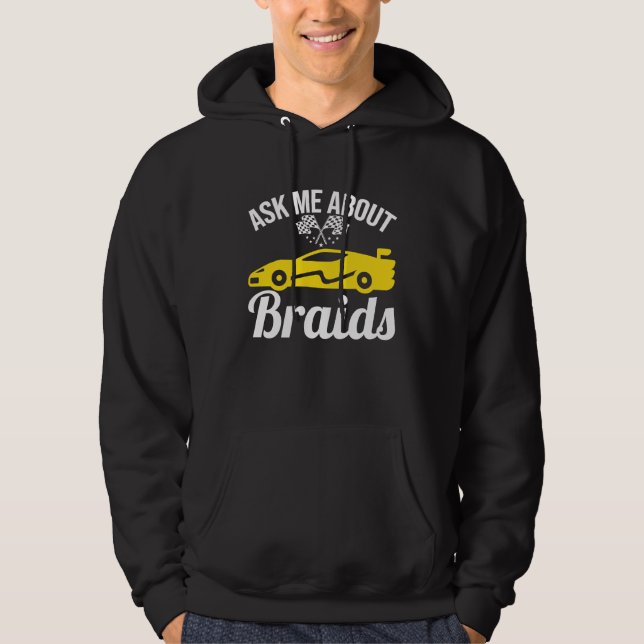Ask ME About Slot Cars Hoodie (Vorderseite)