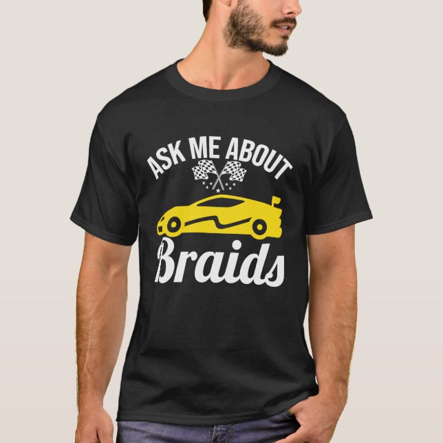 Ask ME About Slot Cars T-Shirt (Vorderseite)