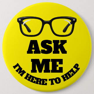 Ask Me Konferenz Button–Netzwerk- und Event-Abzeic Button