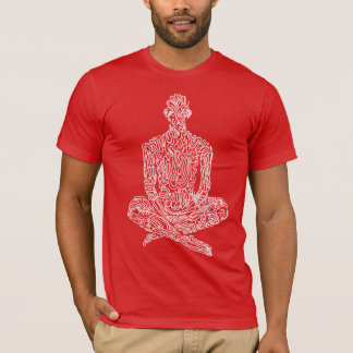 Asketisch (Rot mit Weiß) T-Shirt