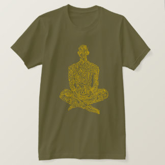 Asketisches ästhetisches (Armee mit Gelb) T-Shirt