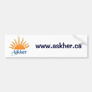 askher bumber sticker2 autoaufkleber