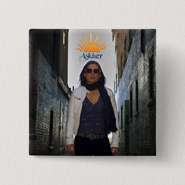 Askher Knopf Lori-Logo Button (Vorderseite)