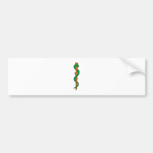 Äskulap Stab Asclepius staff Autoaufkleber