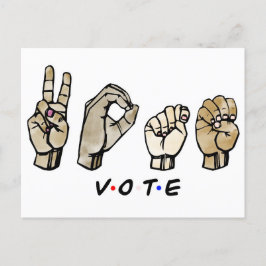 ASL-Abstimmung Einladungspostkarte