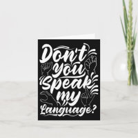 Asl Alphabet Sprich, du sprichst meinen amerikanis