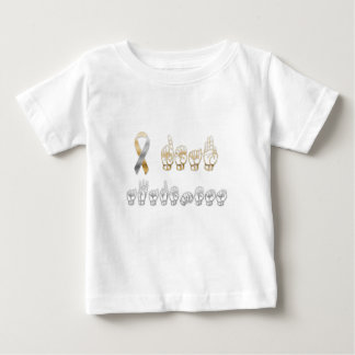 ASL American Sign Language Deaf Awareness Baby T-shirt