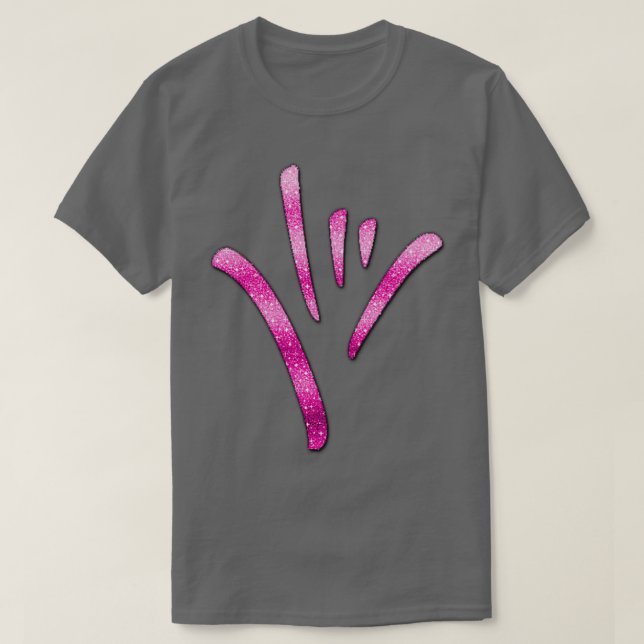 ASL American Sign Language I Liebe 5 T-Shirt (Design vorne)