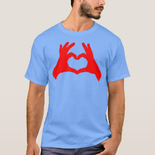 ASL American Sign Language Liebe 5 T-Shirt