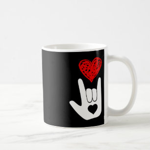 ASL American Sign Language Liebe Handzeichen ASL S Kaffeetasse