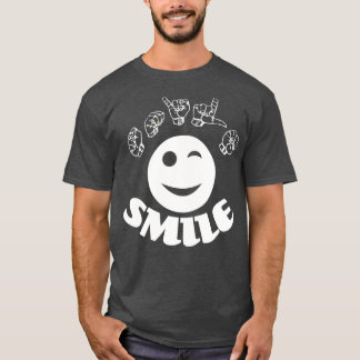 ASL American Sign Language Smile TShirt Classic TS
