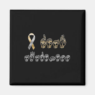 Asl Amerikanische Gebärdensprache Gehörlosigkeitsb Magnet