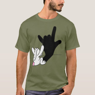 ASL Bunny Reflection I Liebe Sie geben Osterfeier T-Shirt