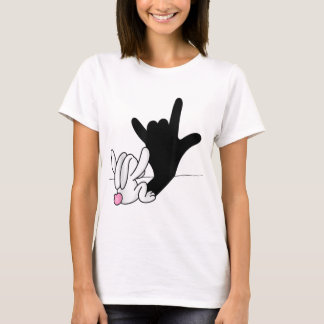 ASL Bunny Reflection I Liebe Sie geben Signsprache T-Shirt
