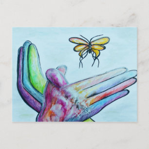 ASL Butterfly Postkarte