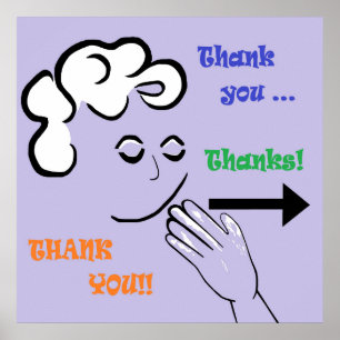 ASL Danke! Poster