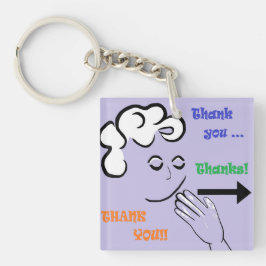 ASL danken Ihnen! Schlüsselanhänger