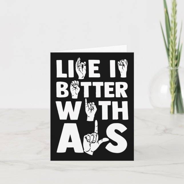 Asl Deaf Awareness and Sign Language 2 Karte (Vorderseite)