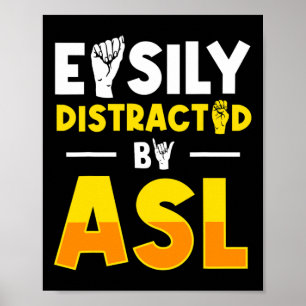 Asl Deaf Awareness and Sign Language 3 Poster