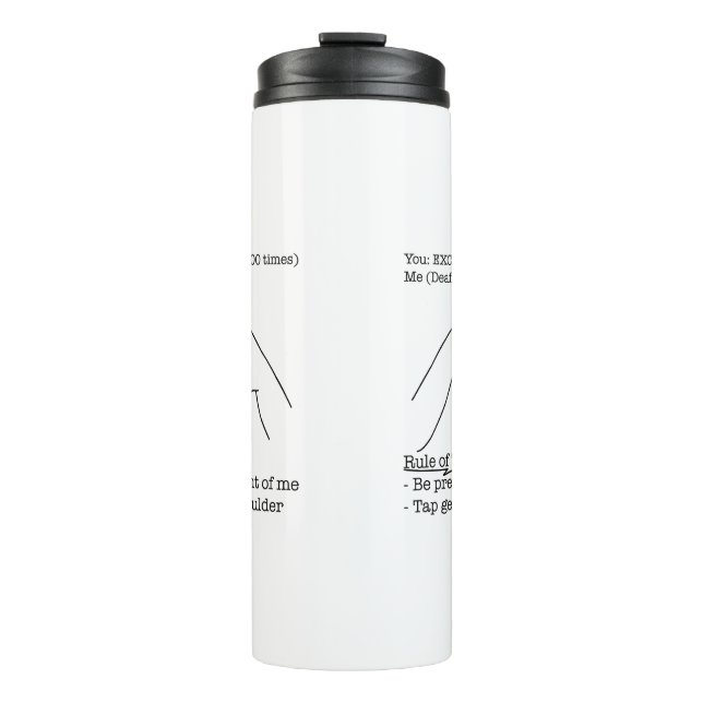 ASL-Design - Faustregel Thermosbecher (Vorderseite)