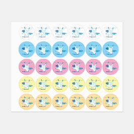 ASL Design - Wash, Rinse, and Dry Love ILY Etiketten