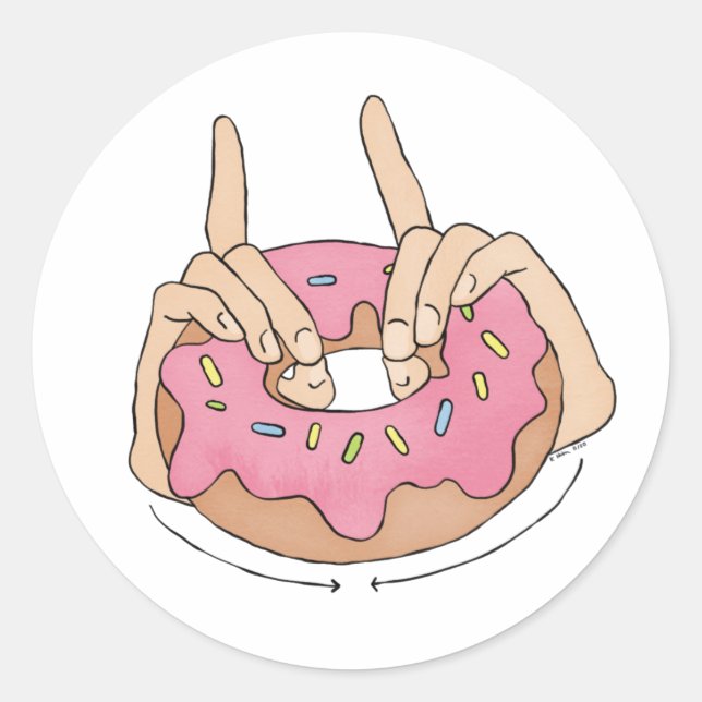 ASL Doughnut Stickers (Vorderseite)